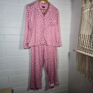 Kate Spade 2 Piece Flower Novelty‎ Print Pajamas XL Pants Lounge Cozy Leisure